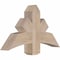 Ekena Millwork Alberta Smooth Timber Gable Bracket, Douglas Fir, 36"W x 21"H x 5 1/2"D x 5 1/2"F, 14/12 Pitch GBW036X21X0606ALB00SDF - alternate 5